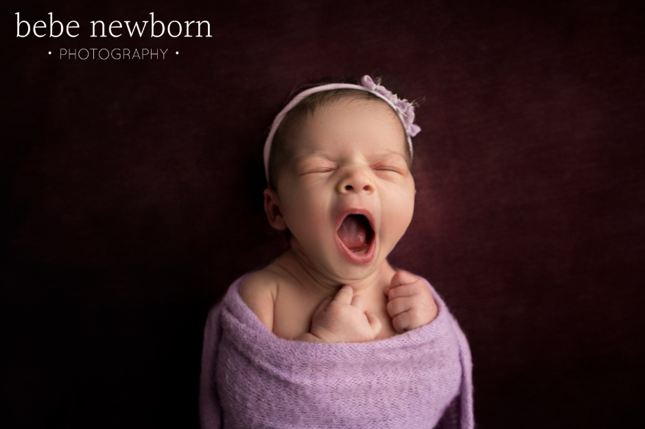 yawning baby